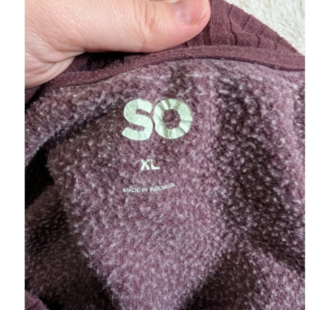 SO Brand Oversized Pullover Sweatshirt With Slitted Sides Size XL - Picture 5 of 7